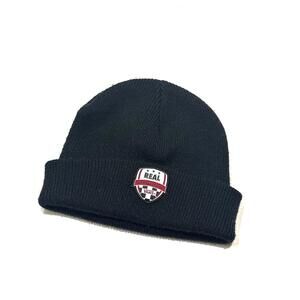 Vans Unisex Beanie Real Since Day One Black Logo Embroider Patch Warm One Size